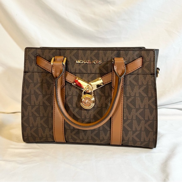 New Michael Kors SATCHEL BAG NOUVEAU HAMILTON - Picture 1 of 4